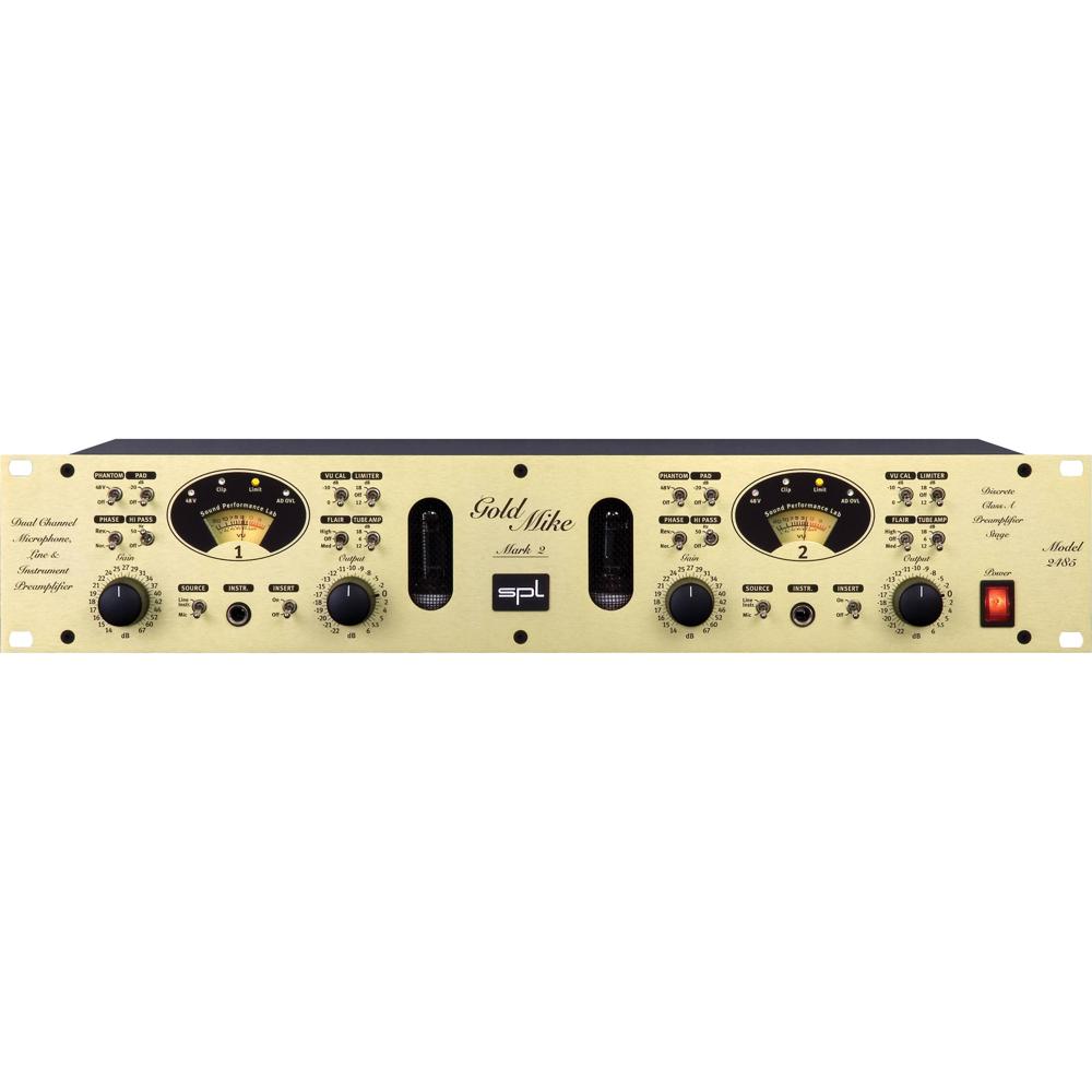 SPL GoldMike MK2 Preamplificador de Micrófono y Instrumento Dual-Channel, Discreto Clase-