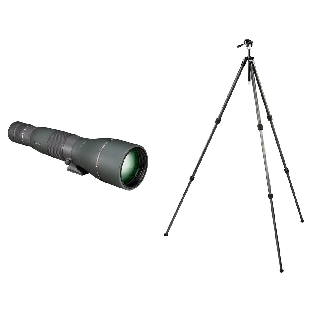Vortex Razor HD 27-60x85 Telescopio Spotting Scope Kit con Tripode Ridgeview