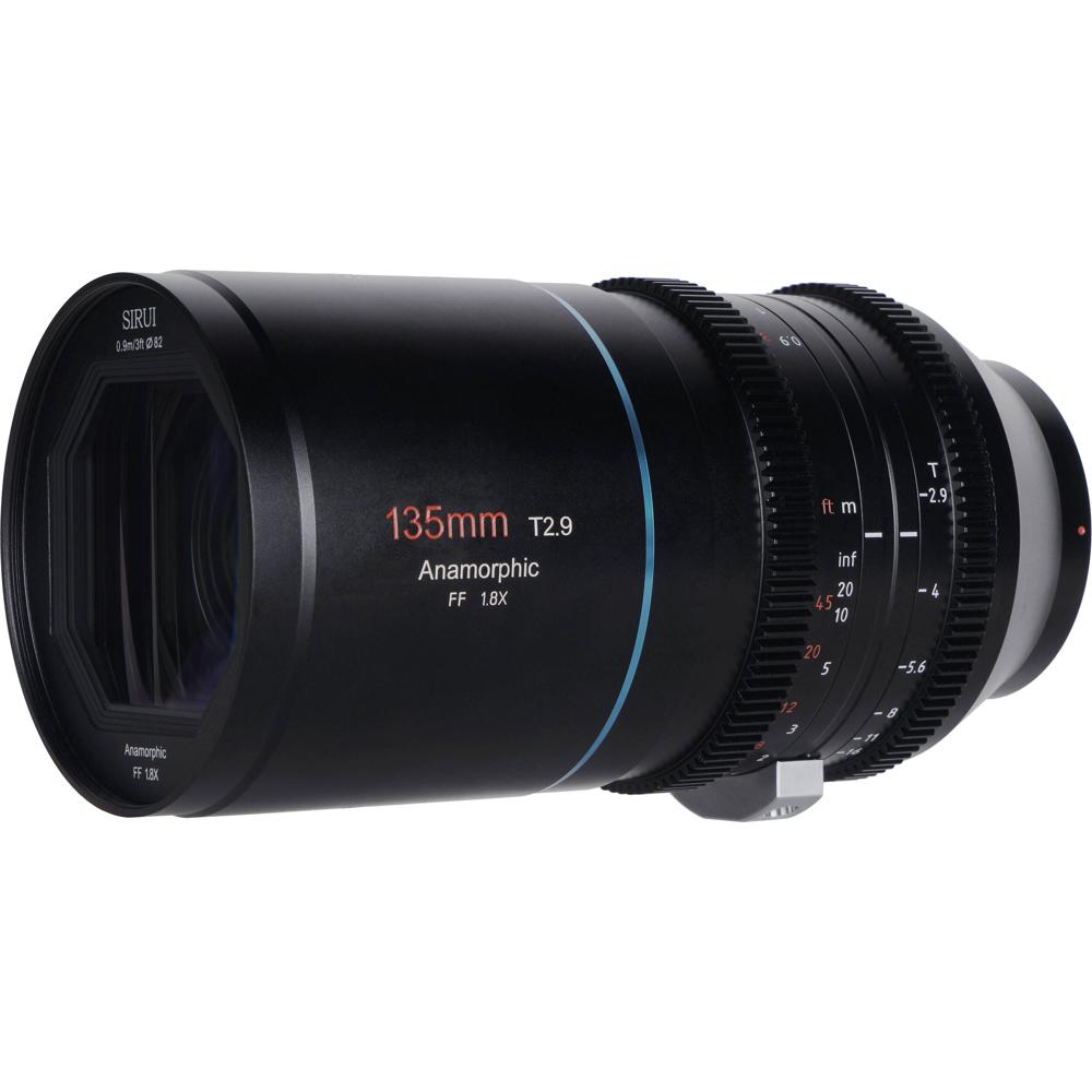 Sirui 135mm T2.9 1.8x Lente Anamórfica para Montura Leica L, Full-Frame, Bokeh Ovalado, E