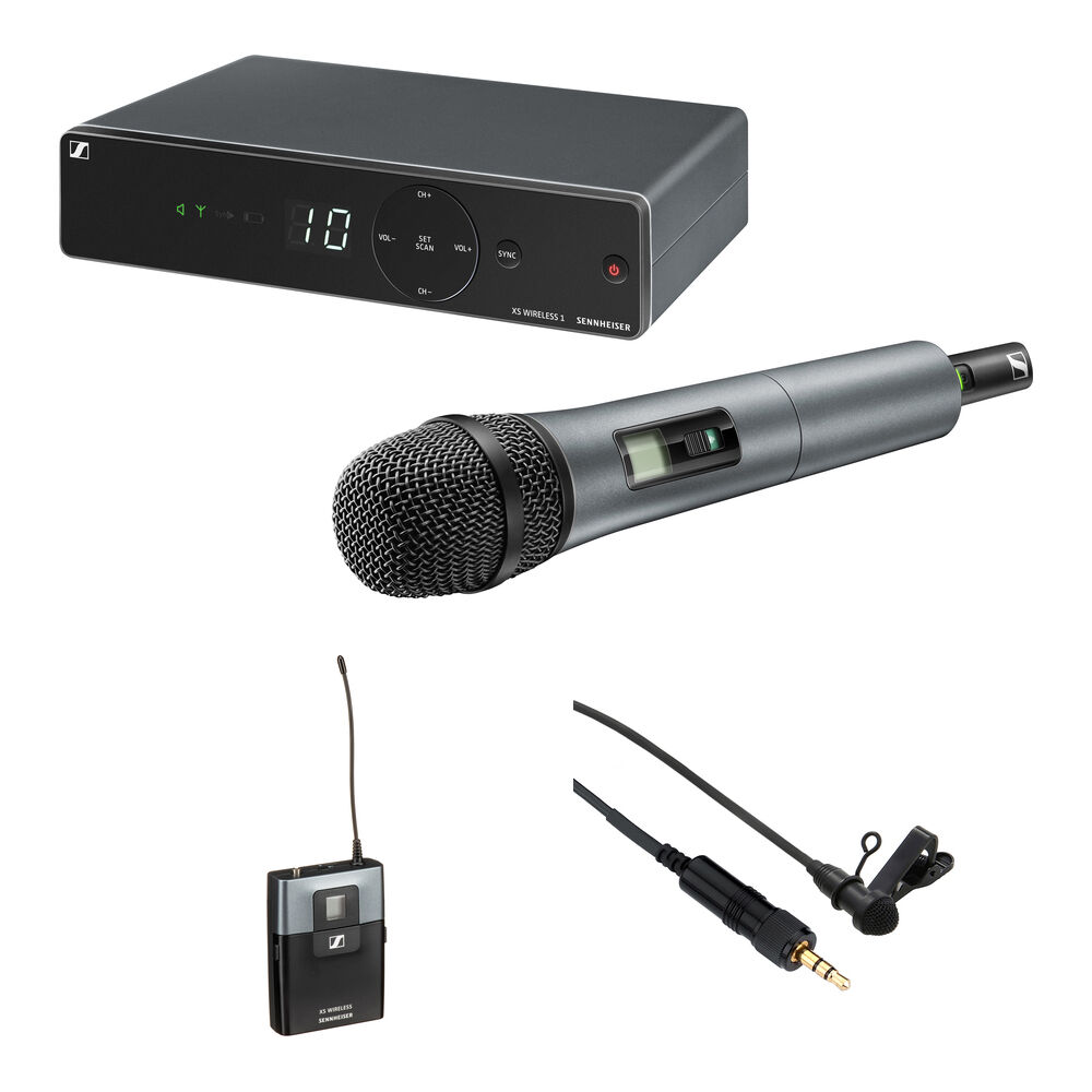 Sennheiser XSW1 Sistema de Micrófono Inalámbrico Combo Kit - EM-XSW 1, SK-XSW, Micrófon
