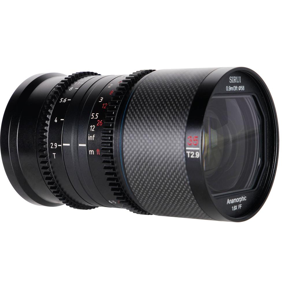 Sirui Lente Anamórfica Saturn 35mm T2.9 1.6x para Montura Sony E - Carbono, Efectos de De