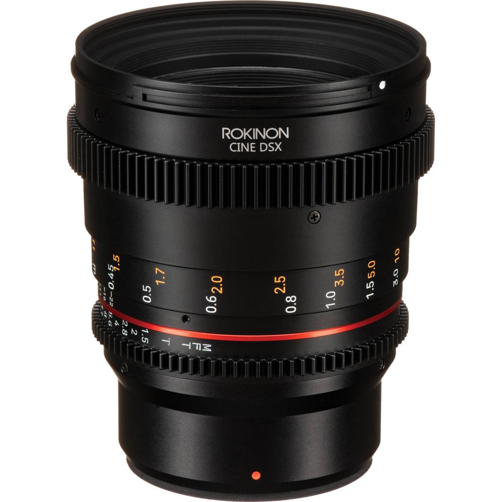 Rokinon 50mm T1.5 DSX Cine Lens MFT - Lente de Cine de Alta Velocidad, Iris de 9 Palas, Se