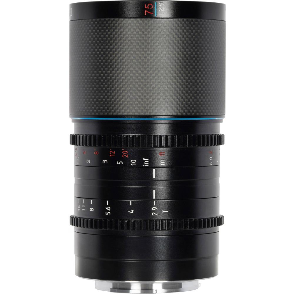 Sirui Saturn 75mm T2.9 1.6x Lente Anamórfica de Carbono para Montura Leica L