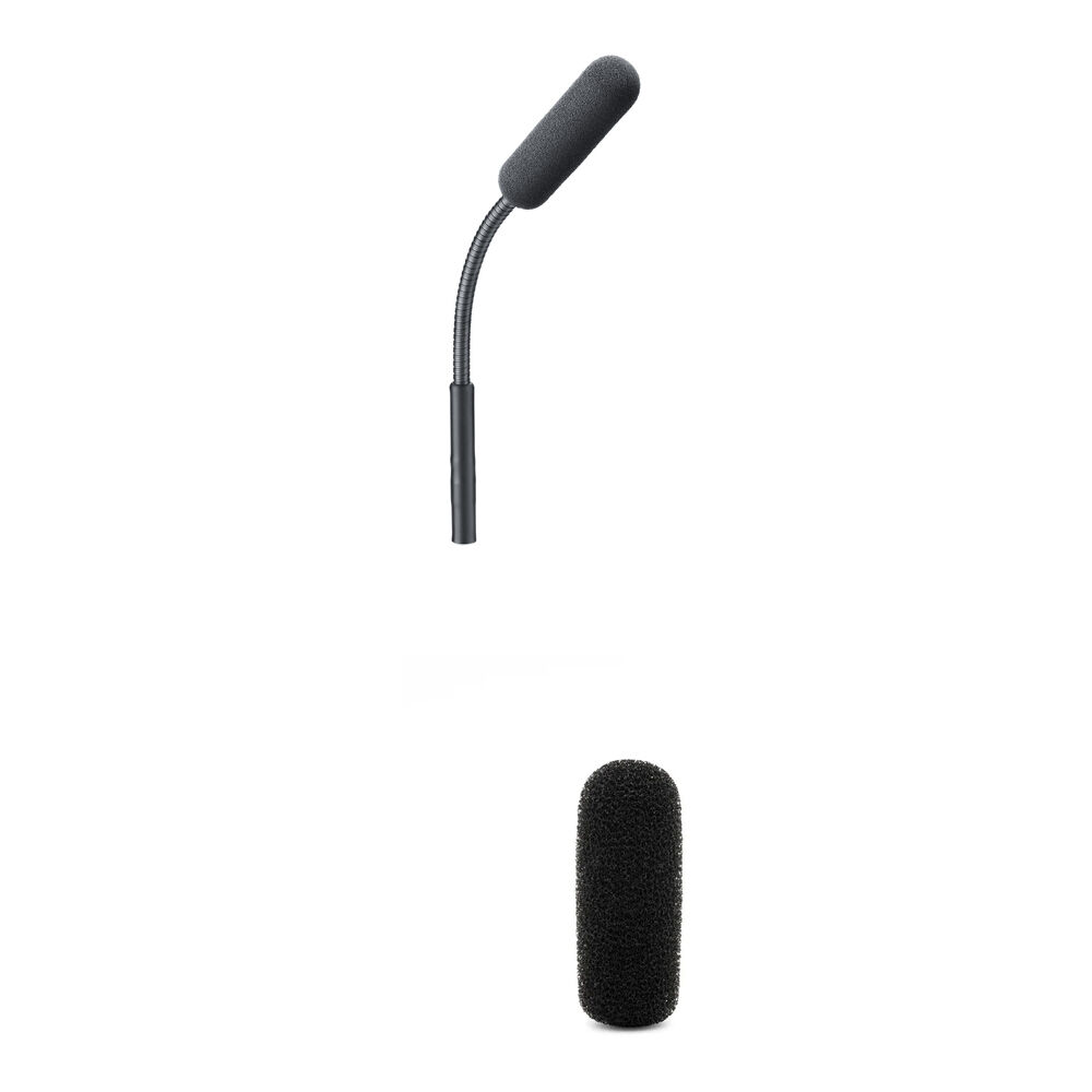 DPA 4098 CORE Micrófono Supercardioide con Gooseneck de 6"" y Filtro Pop de Espuma Bubbleb