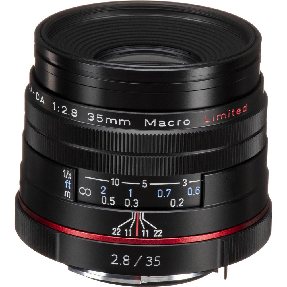 Pentax HD DA 35mm f/2.8 Macro Limited Lens - Montura K, 1:1 Macro, 5.5"" Distancia Mínima