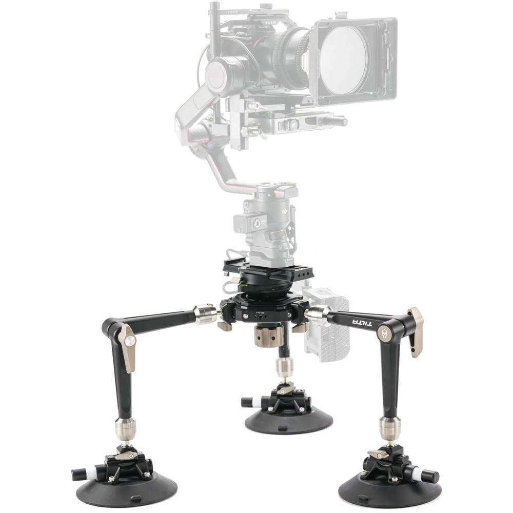 Tilta Sistema de Montaje Articulado para Automóvil Hydra - 3 Ventosas de 6"" con Brazos Ar