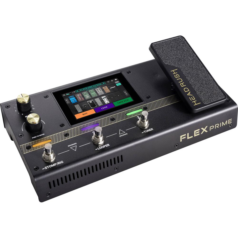 HeadRush Flex Prime Procesador Multi-FX para Guitarra y Bajo con Pantalla Táctil de 4"" y