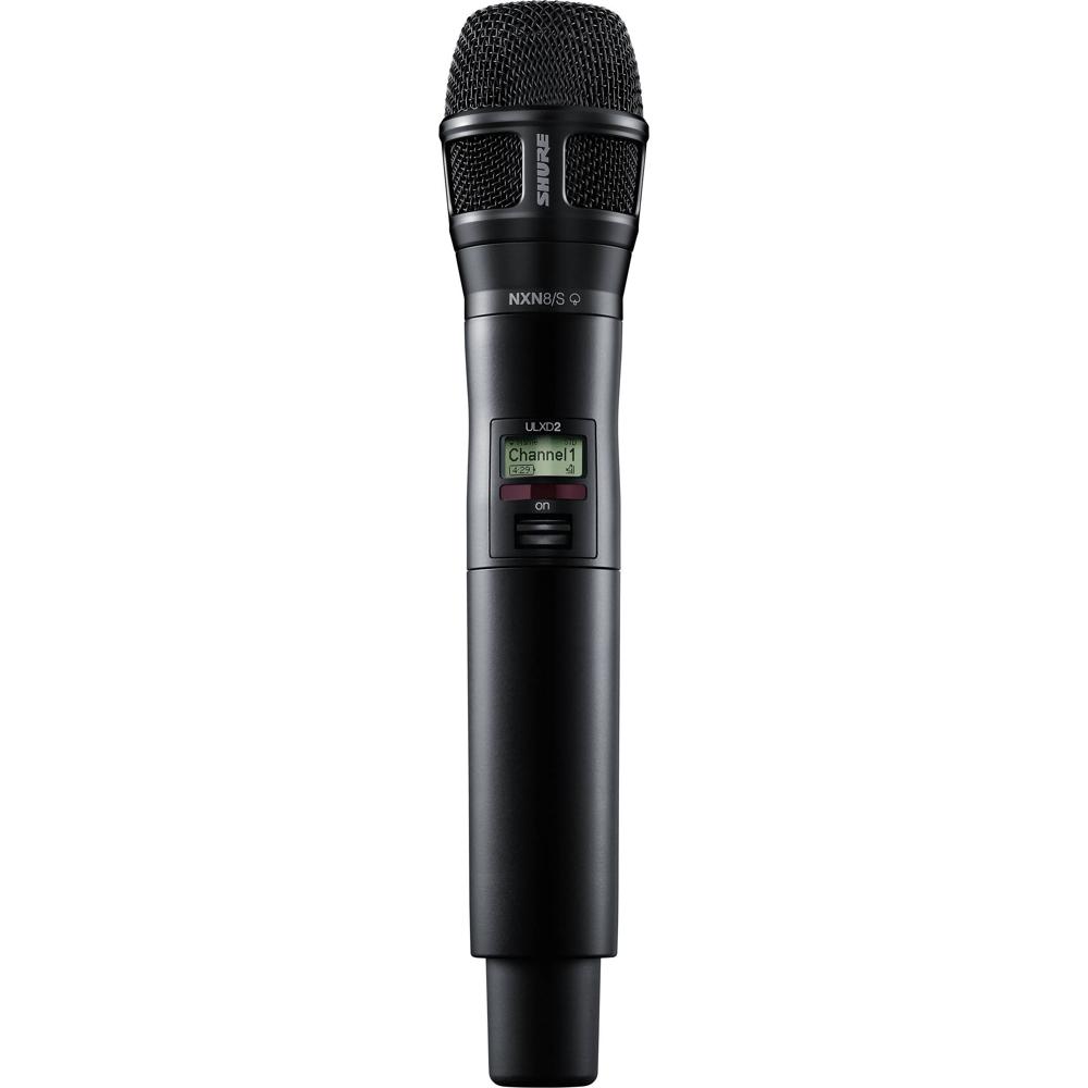 Shure ULXD2/N8SB Micrófono Inalámbrico de Mano Digital con Cápsula Supercardioide Nexad