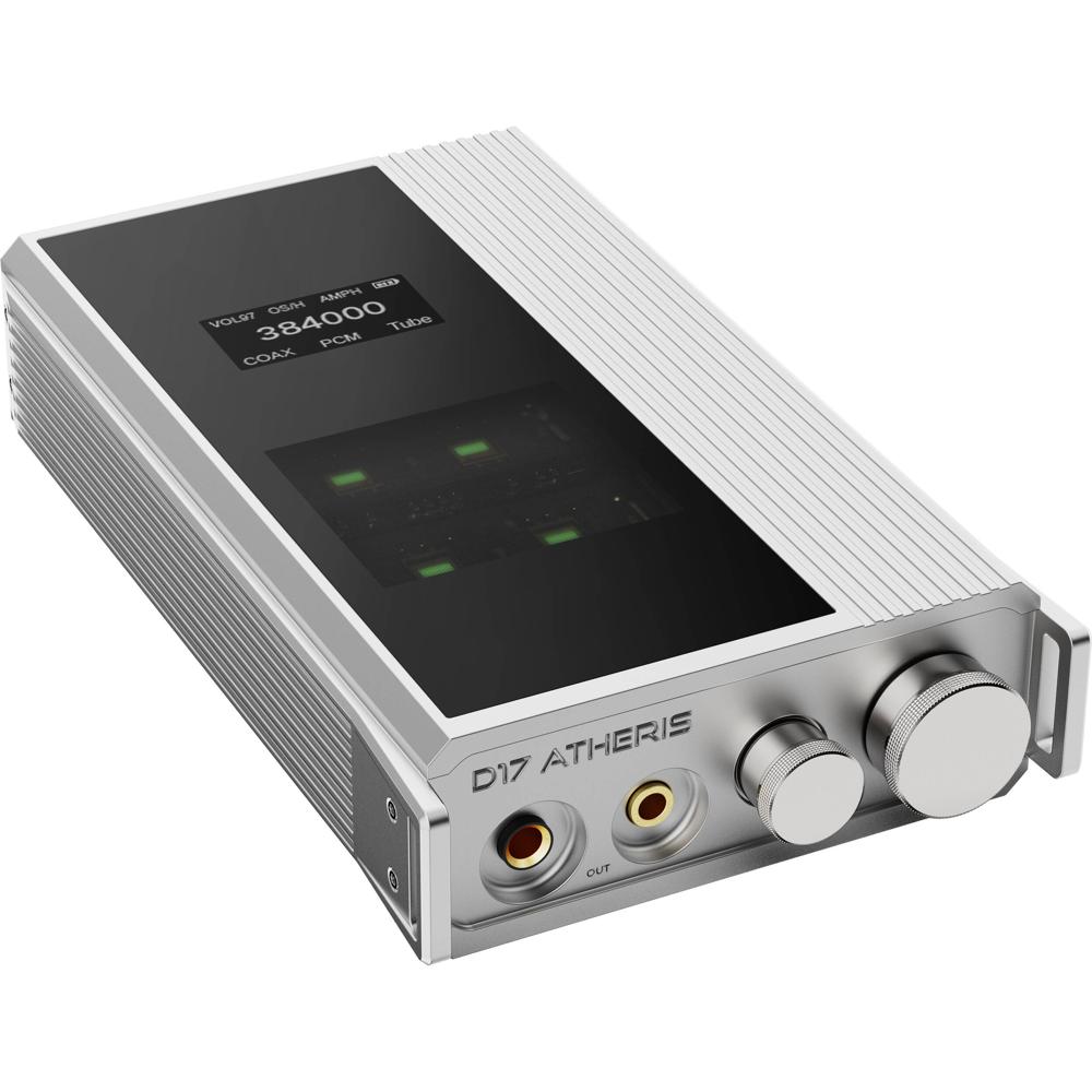 iBasso D17 Atheris DAC y Amplificador de Auriculares Portátil - Dual R2R y 1-Bit PWM, 120