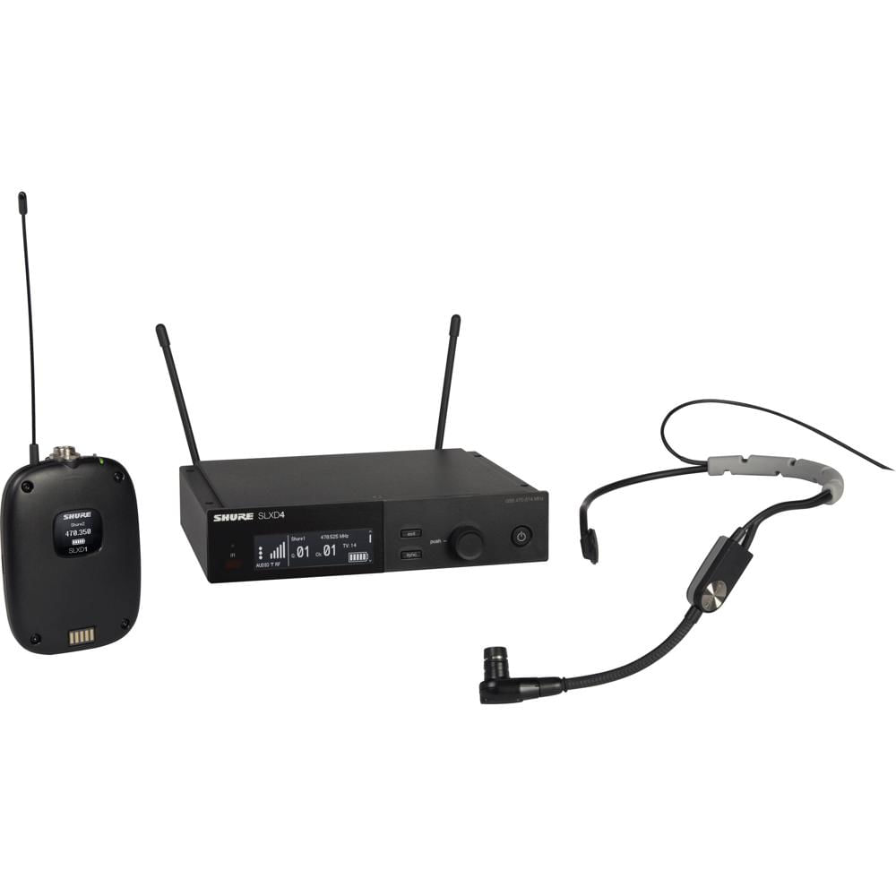 Shure SLXD14 SM35 Sistema de Micrófono Inalámbrico Digital con Micrófono Headset Cardio