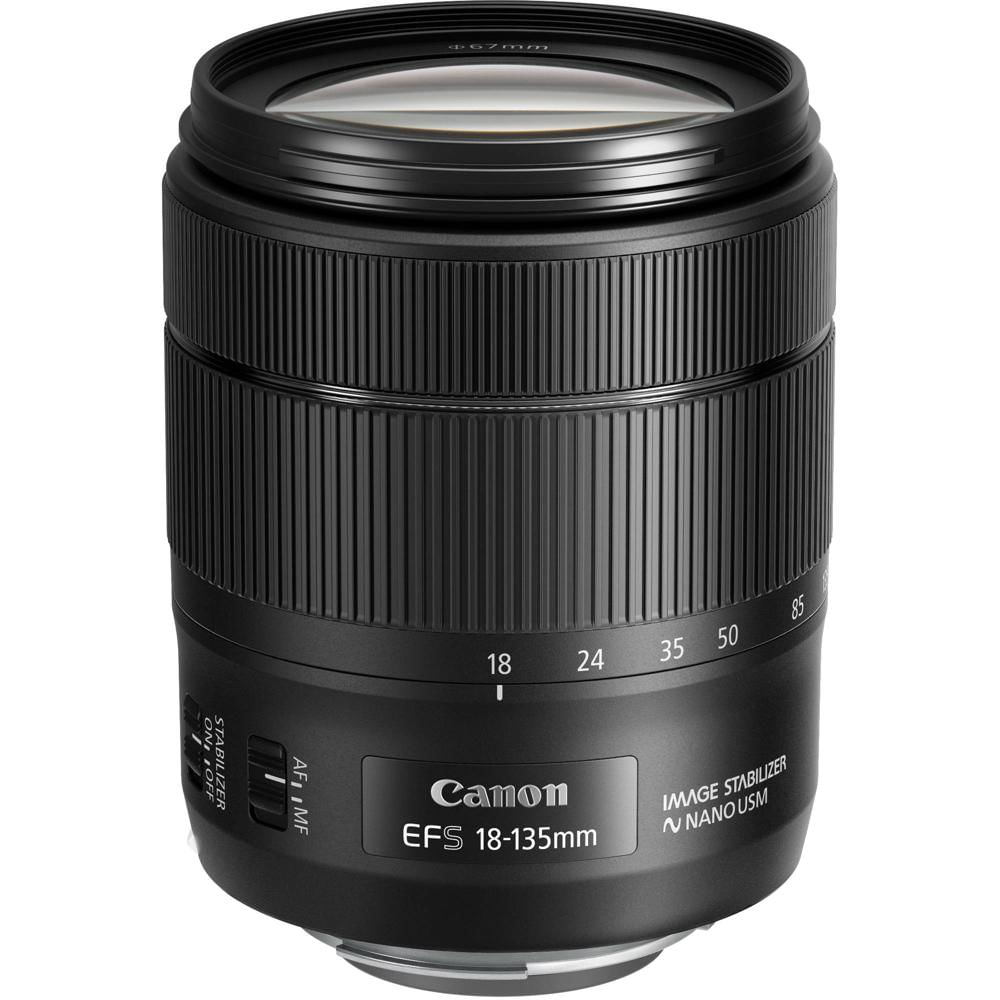Canon EF-S 18-135mm f/3.5-5.6 IS USM - Lente Zoom para DSLR APS-C con NANO USM y Estabiliz