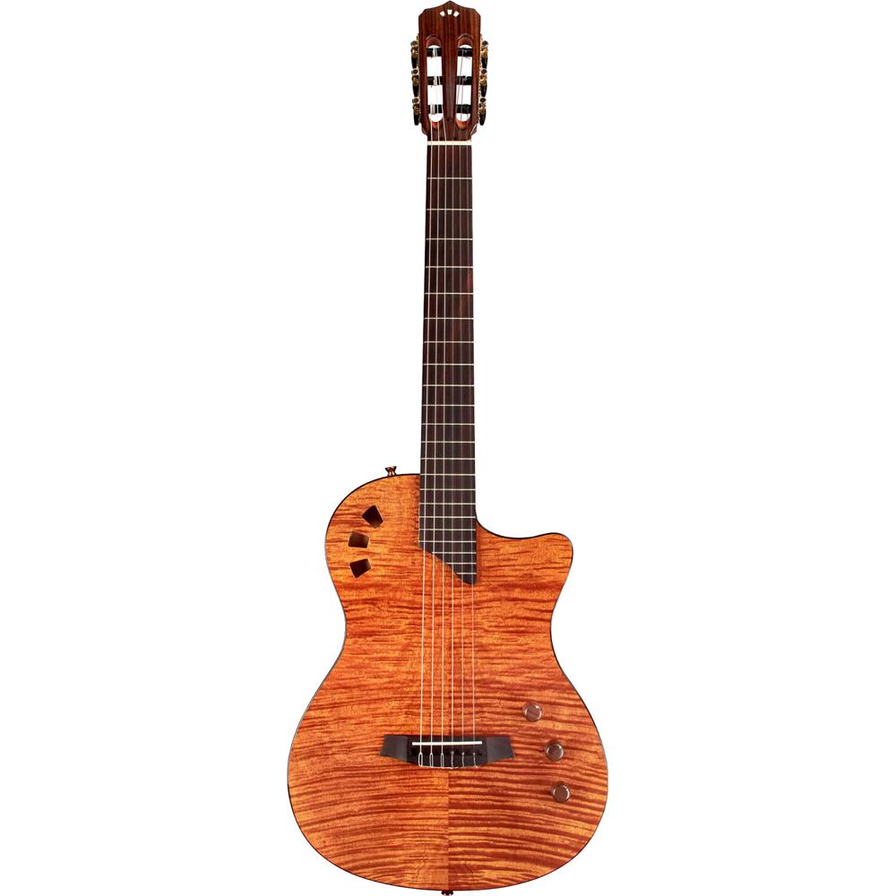 Cordoba Guitarra Acústica/Electrica Stage Hybrid Natural Amber, Tapa de Abeto Sólido, Cu
