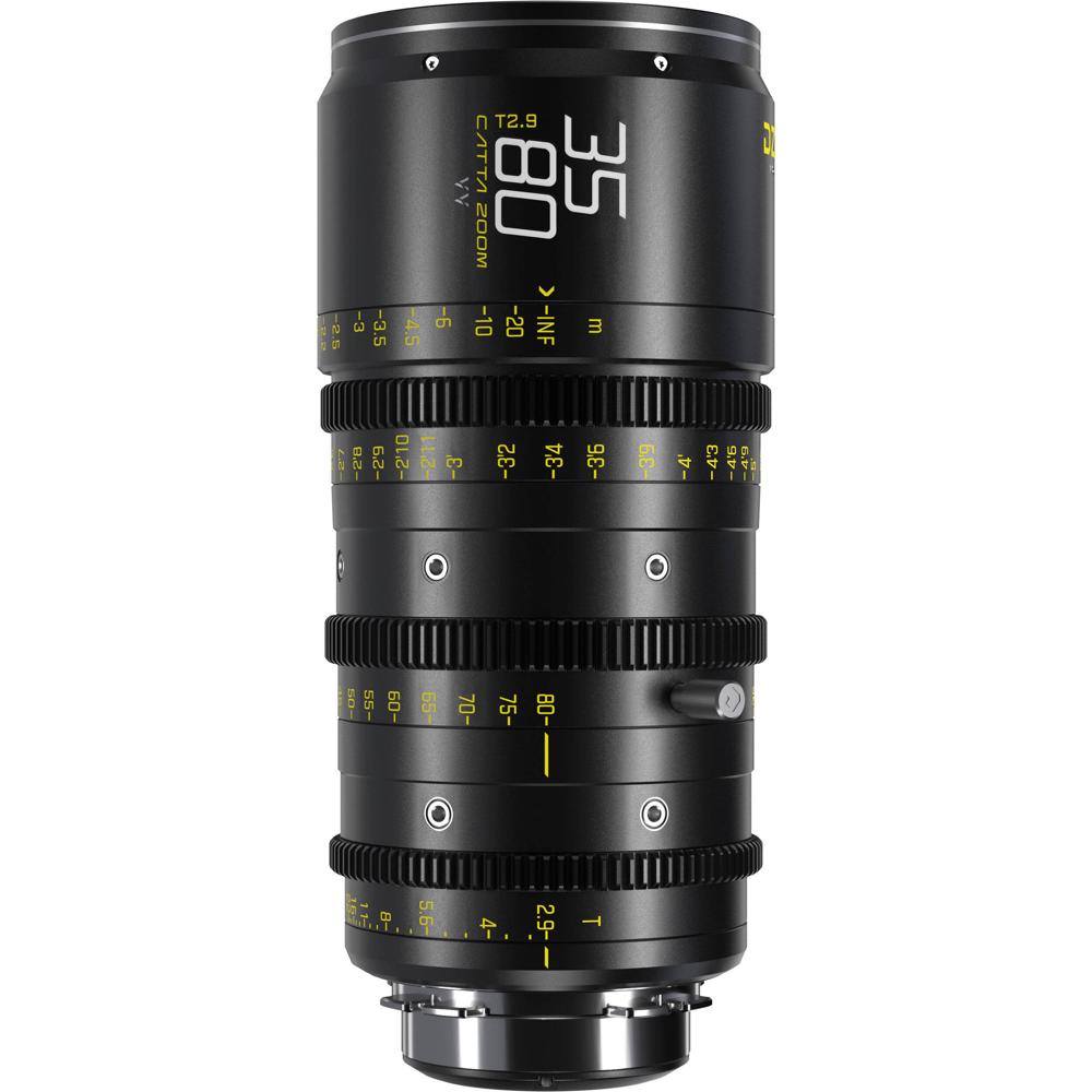DZOFilm Catta Ace 35-80mm T2.9 Cine Zoom Lens PL/EF - Lente de Cine con Montura Intercambi