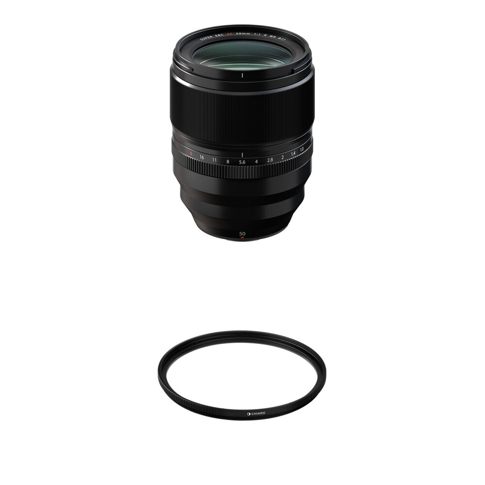FUJIFILM XF 50mm f/1.0 R WR Lens - Apertura f/1.0, Construcción Sellada, Motor de Autofoc