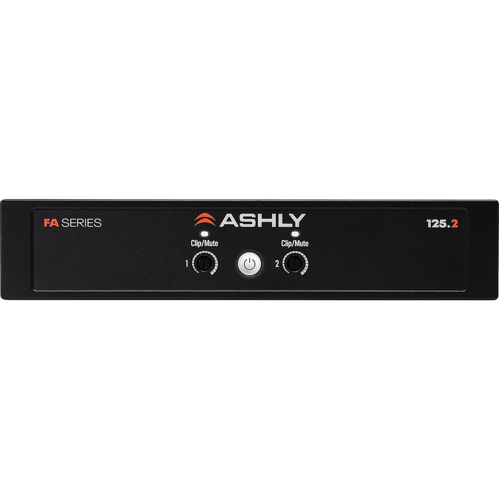 Ashly FA-125.2 Amplificador de Instalación de 2 Canales 125W por Canal, Clase D, Rackmoun