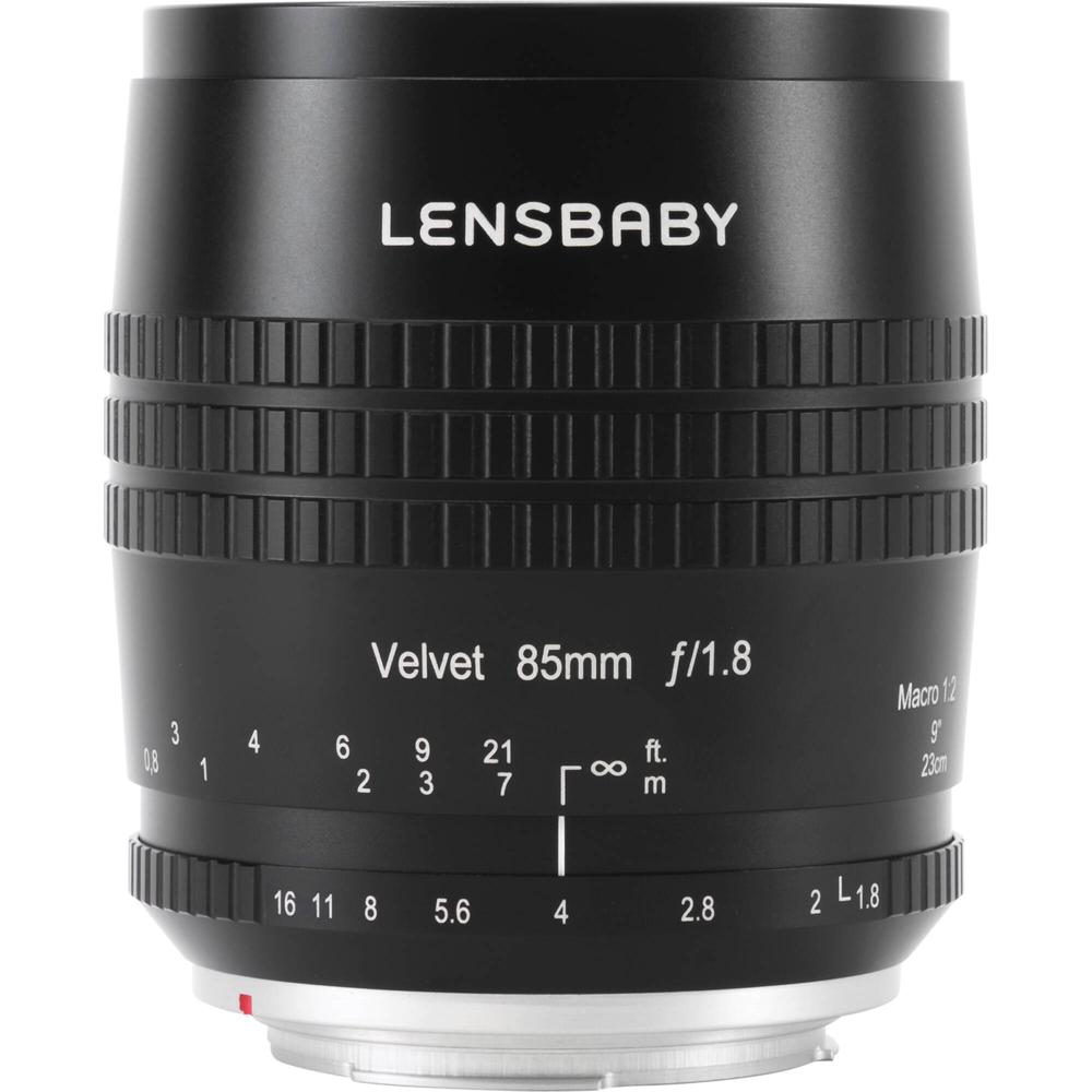 Lensbaby Velvet 85mm f/1.8 Lens Nikon Z - Teleobjetivo con Efecto Glorioso y Diafragma de