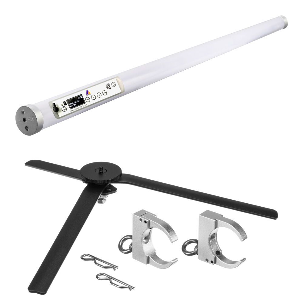 Astera Titan Tube RGB LED Tube Light 3.4' - Kit Básico con Soporte y Accesorios