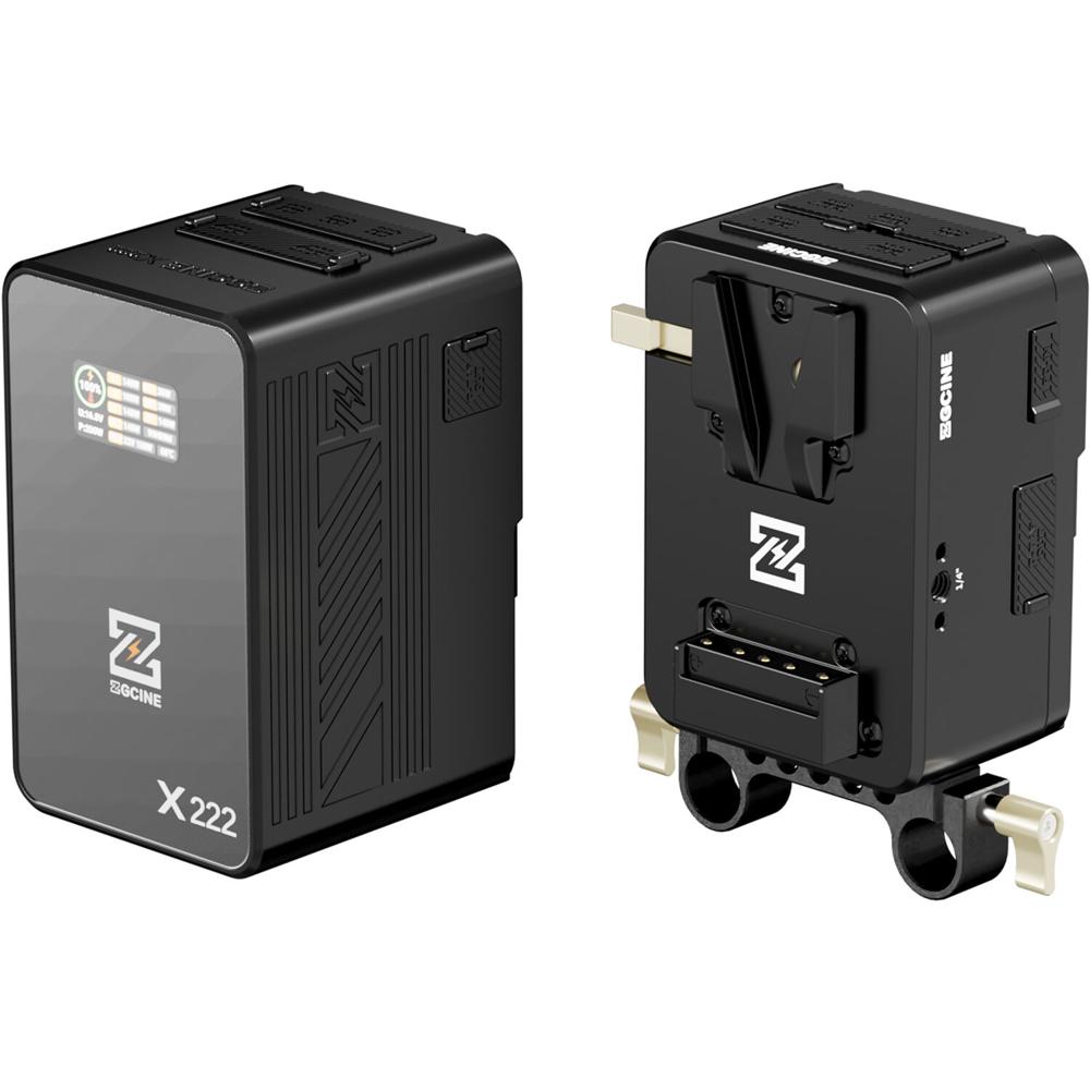ZGCINE Cinema Set 2 VM-HS1 Hot Swap V-Mount Plate con Batería ZG-X222