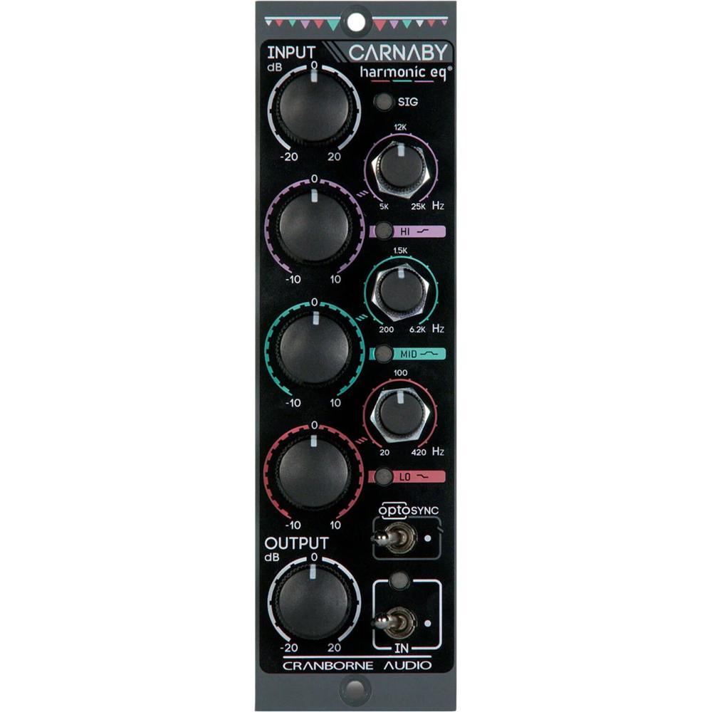 Cranborne Audio Carnaby 500 Módulo EQ Armónico 3-Bandas con Saturación y OptoSync