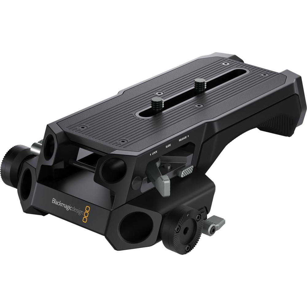 Blackmagic Design Baseplate 19mm para URSA Cine 12K con puertos de 19mm y 15mm, rosetas la