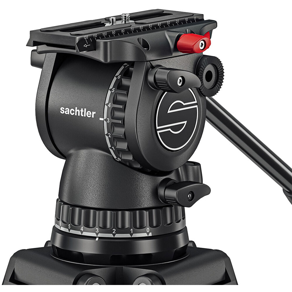 Sachtler FSB 10 Mark II Cabezal Fluido con Mecanismo Sideload 100mm - Carga hasta 12 kg, 1