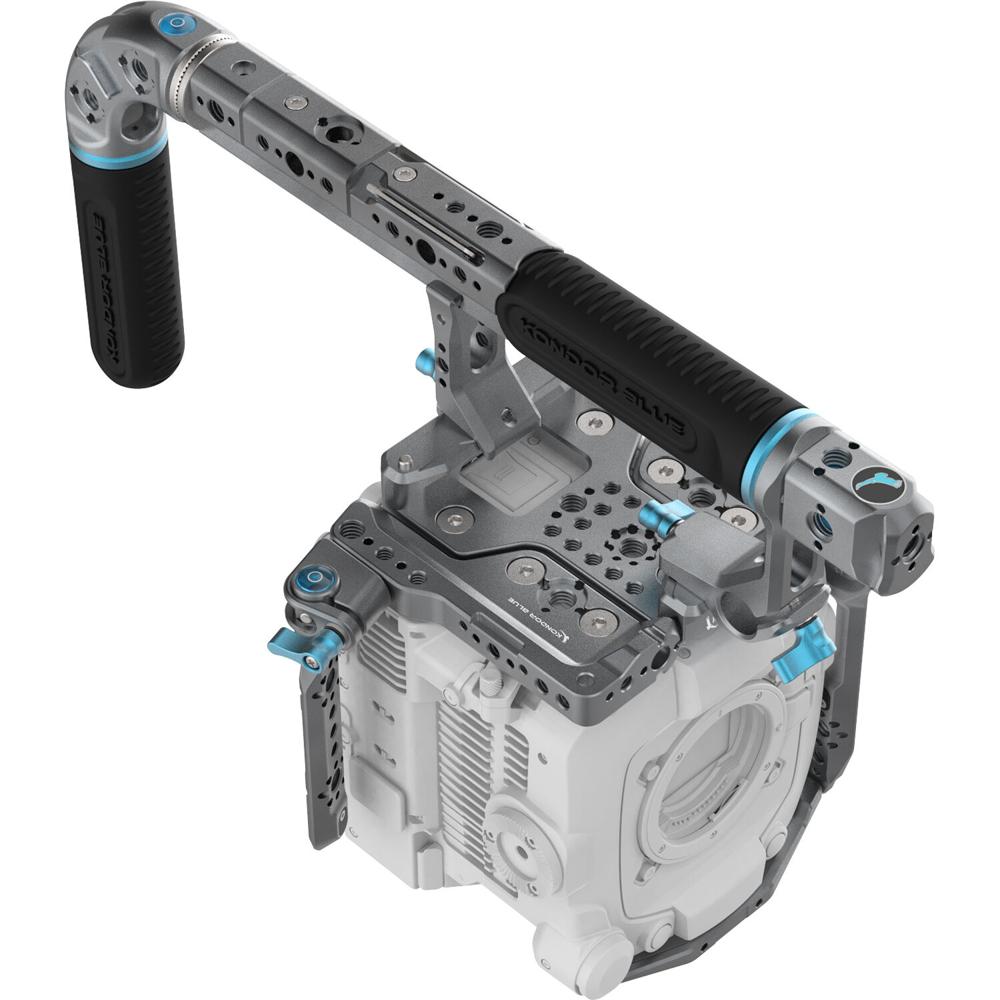 Kondor Blue Jaula para Cámara con Mango Hollywood para Canon EOS C400 - Diseño Modular,