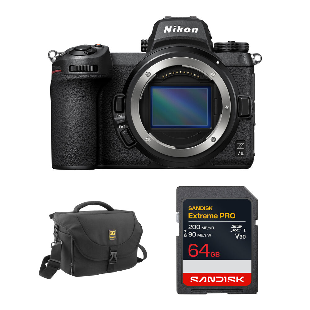 Nikon Z7 II Cámara Mirrorless 45.7MP con Accesorios Básicos