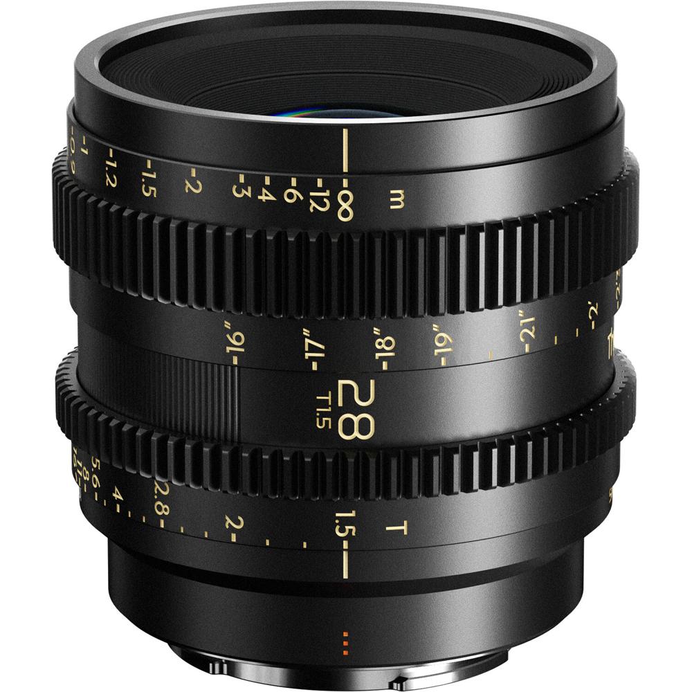 Thypoch Simera-C 28mm T1.5 Lente Cine para Montura Sony E - Rendimiento en Baja Luz, Diafr