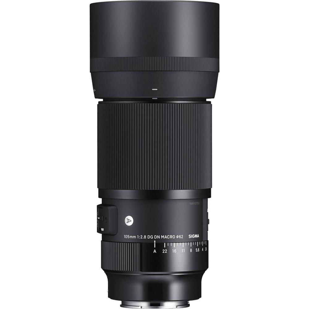 Sigma 105mm f/2.8 DG DN Macro Art Lens - Montura Sony E, 1:1 Magnificación, Motor Hiper-S