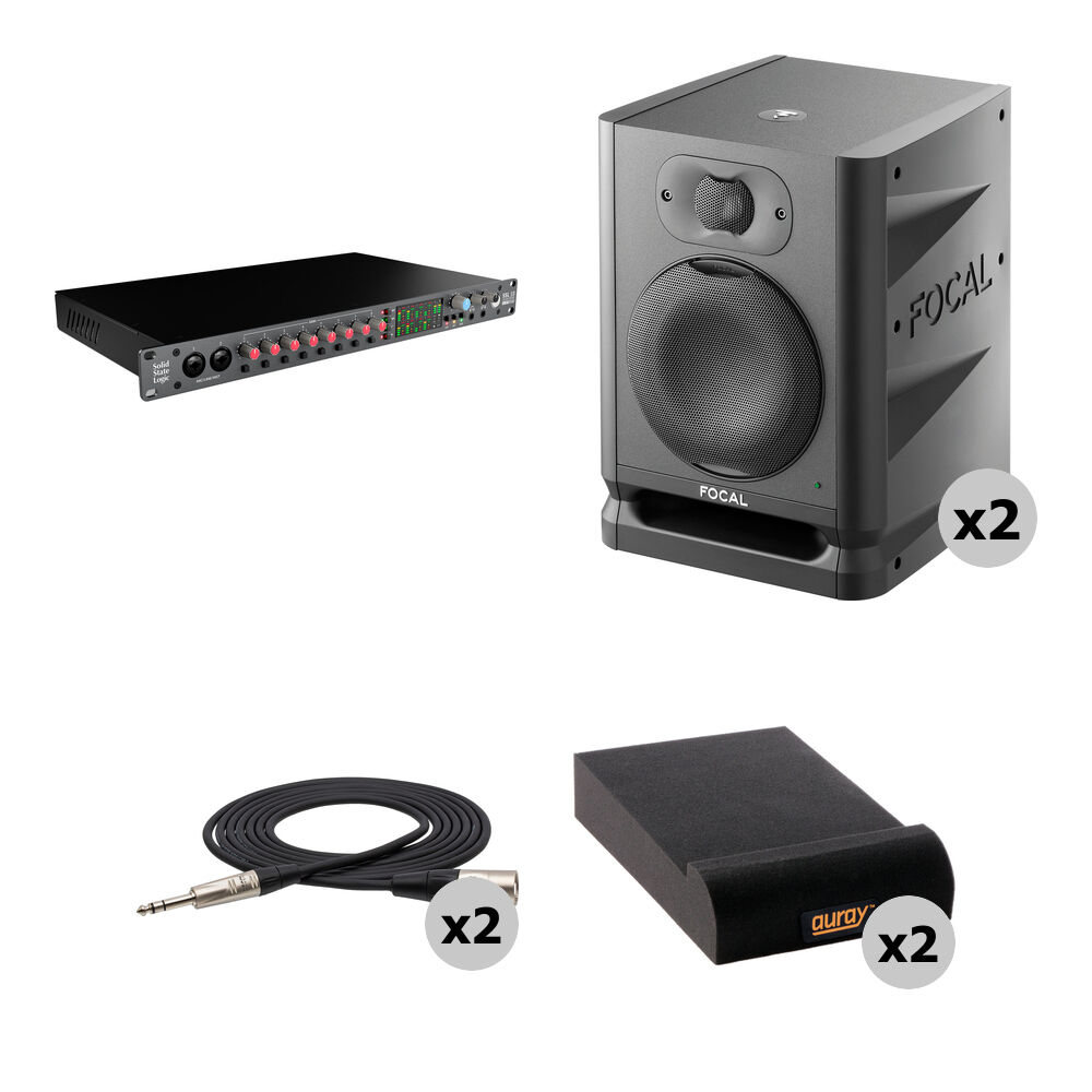 Solid State Logic SSL 18 Interfaz de Audio/MIDI USB-C con Kit de Mezcla