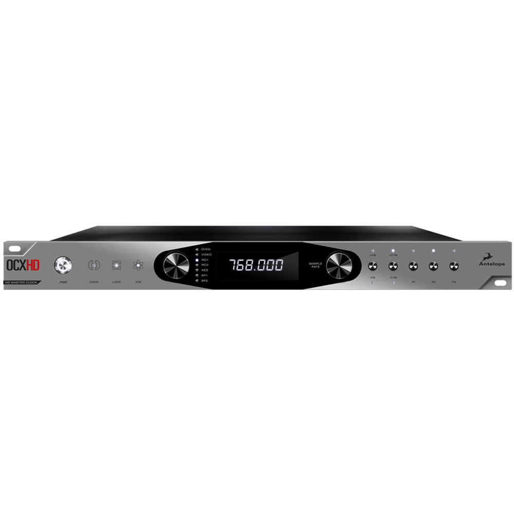 Antelope OCX HD Master Clock 768 kHz, 64-Bit Acoustically Focused Clocking, AES/EBU y S/PD