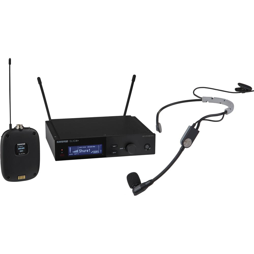 Shure SLXD14+/SM35 Sistema de Micrófono Inalámbrico Digital con Micrófono Headset Cardi