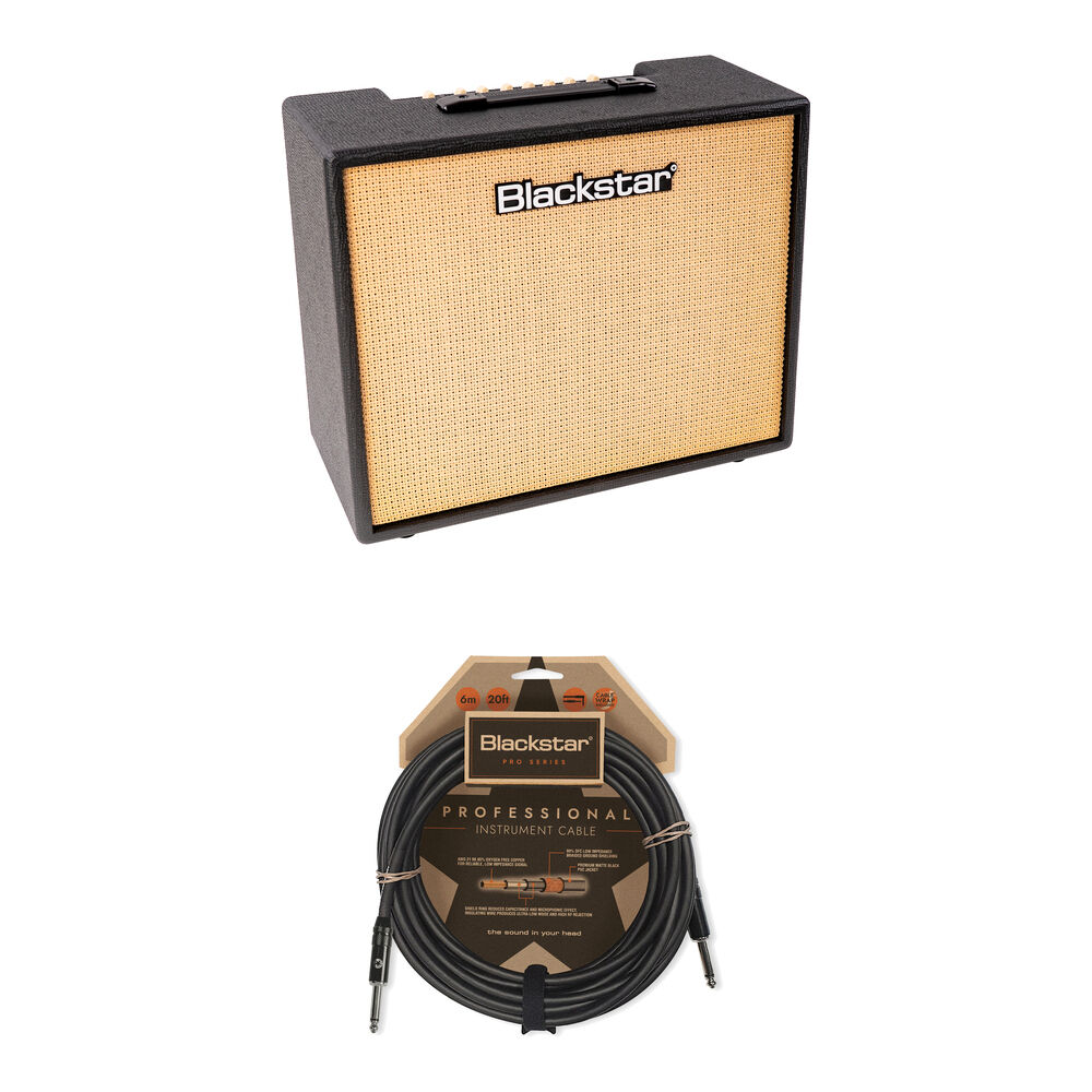 Blackstar Amplificador Combo Debut 100W 1x12"" 2 Canales con Cable Instrumento 1/4"" de 20'