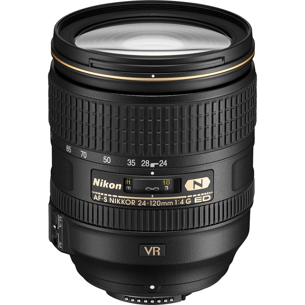 Nikon AF-S NIKKOR 24-120mm f/4G ED VR - Lente Zoom Estabilizada con Motor de Onda Silencio
