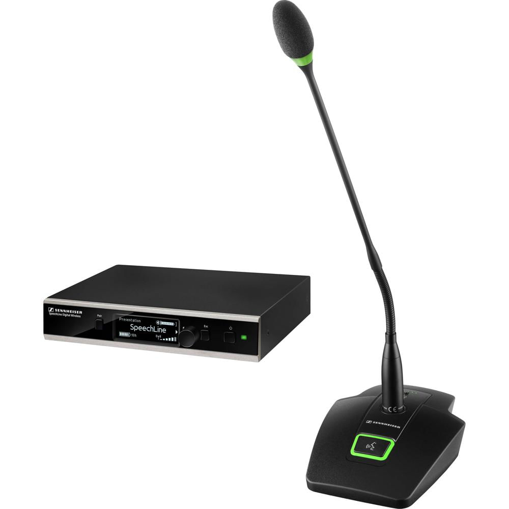 Sennheiser SpeechLine Set de Micrófono Inalámbrico Digital SL 153-S DW con Micrófono de
