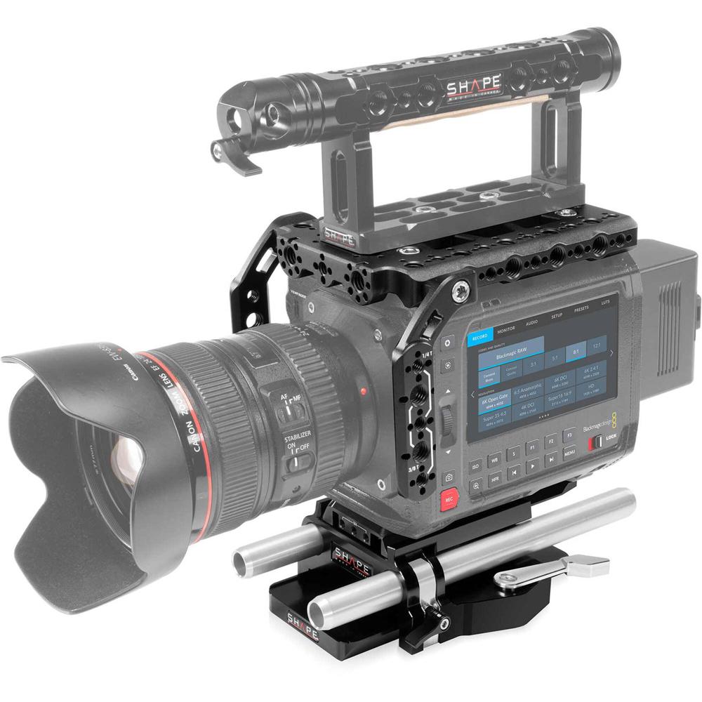 SHAPE Cage para cámara Blackmagic PYXIS 6K con sistema de varillas LWS de 15mm