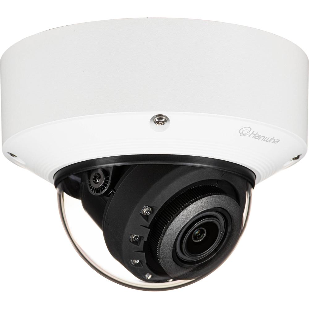 Hanwha Vision Cámara Domo de Red Exterior XNV-A8084R 5MP con Visión Nocturna, Lente Vari