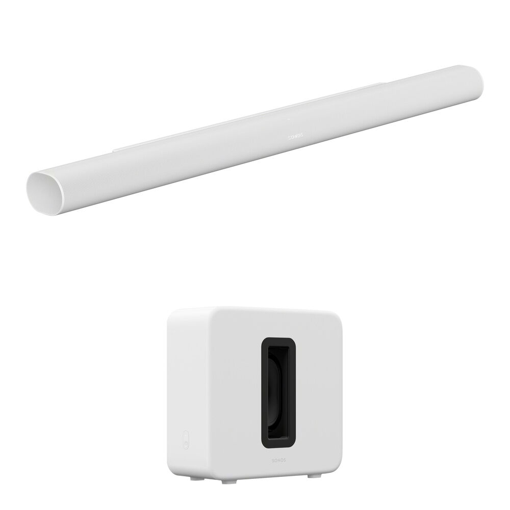 Sonos Arc Ultra Soundbar y Sub 4 Wireless Subwoofer Set - 9.1.4 Canales, Conectividad Wi-F