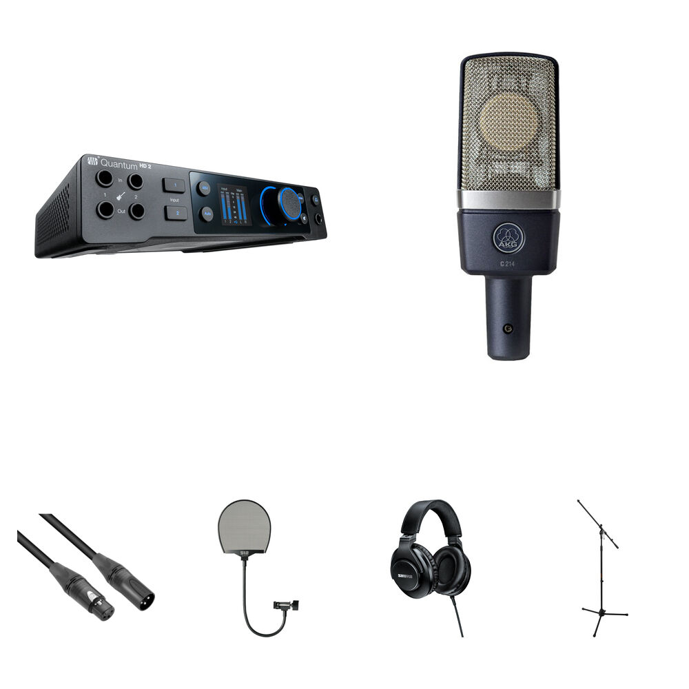 PreSonus Quantum HD 2 Interfaz de Audio USB-C con Kit de Composición