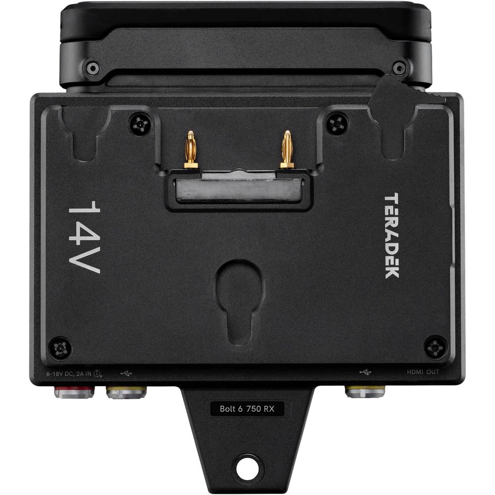 Teradek Bolt 6 RX 750 Monitor Module - Recepción de Video HD hasta 750' con Antenas Inter