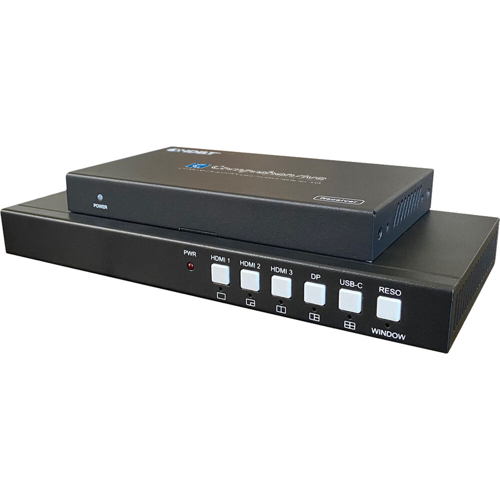 Comprehensive Switcher 5x2 Pro AV/IT Integrator con Multiview y Extensión HDBaseT hasta 2