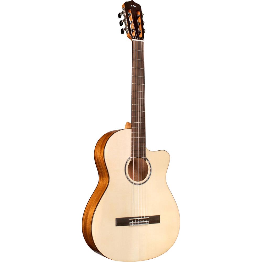 Cordoba Guitarra Acústica/Electrica Fusion 5 con Cuerpo Cutaway, Tapa de Abeto Sólido y