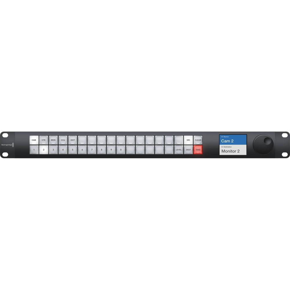 Blackmagic Design Videohub Master Control Pro - Router de Conmutación de Red con 21 Boton