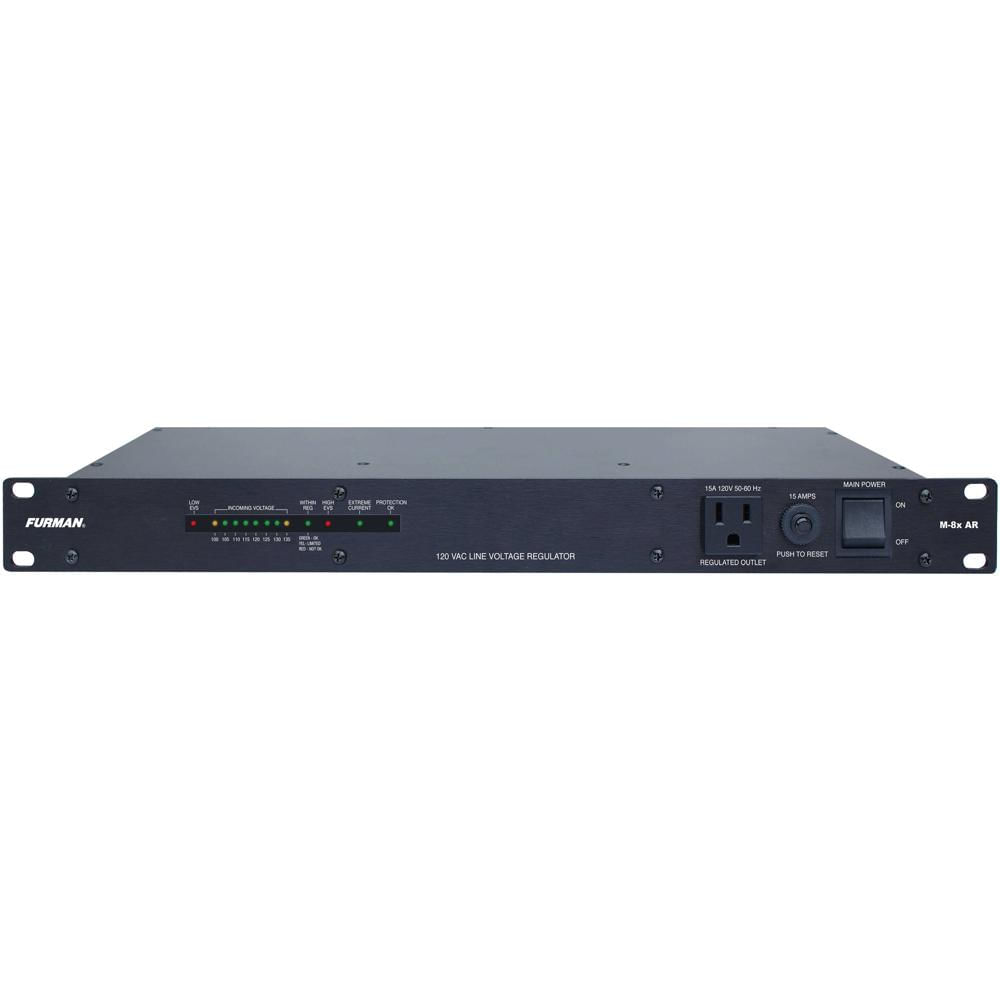 Furman Regulador de Voltaje M-8x AR con 9 Salidas AC, Protección de Sobretensión y Medid