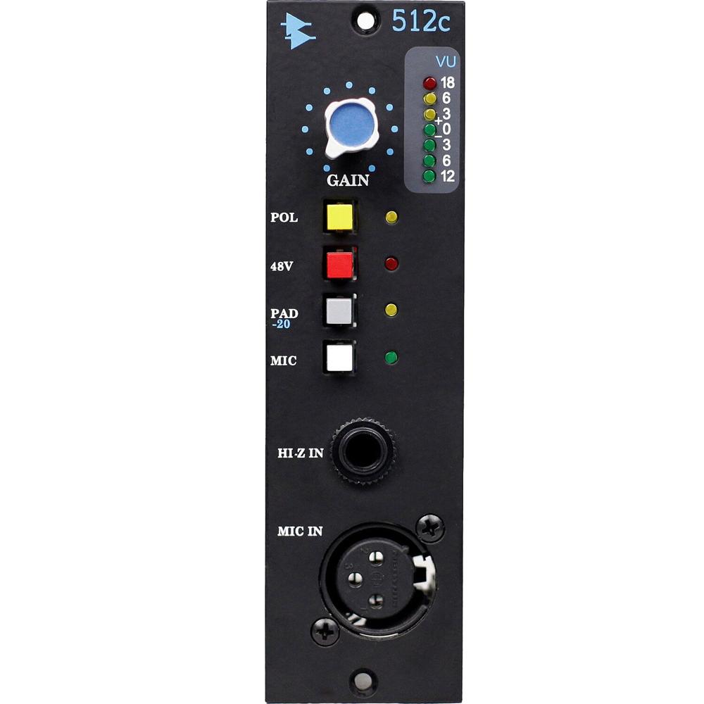 API Audio 512c Módulo Preamp Mic/Línea/Instrumento 500-Series con 65 dB de Ganancia y Al