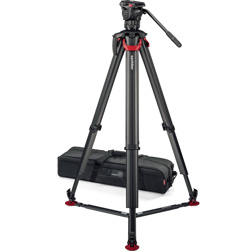 Sachtler Tripode de Carbono Flowtech 75 con Cabezal Fluido Ace XL Mark II - Capacidad de C