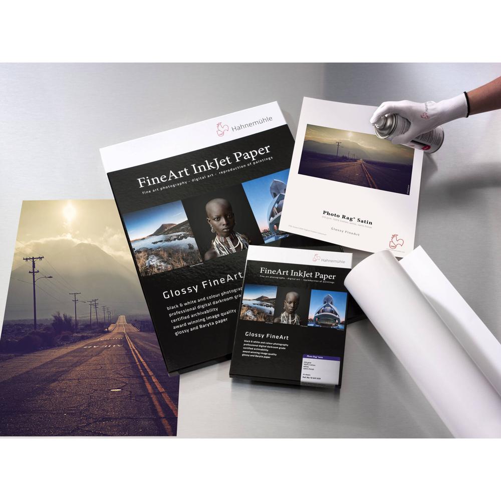Hahnemuhle Photo Rag Satin 44"" x 39' Roll - Papel de Algodón 310 gsm, Acabado Satinado, A