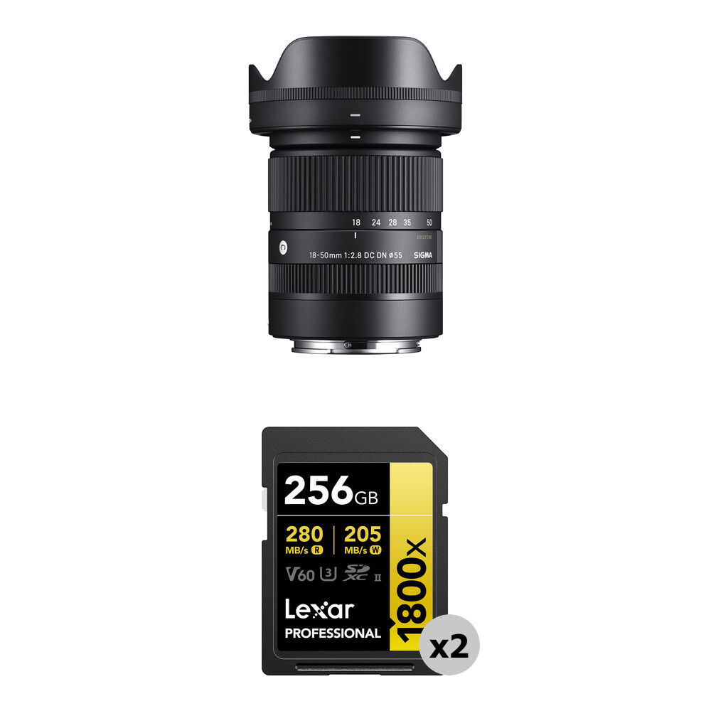 Sigma 18-50mm f/2.8 DC DN Contemporary Lens para Sony E - Apertura f/2.8, Diseño a Prueba