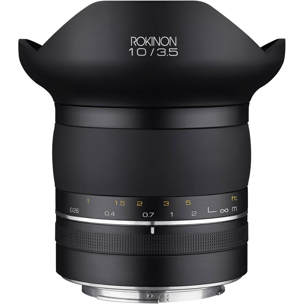 Rokinon SP 10mm f/3.5 Lente Ultra Gran Angular para Canon EF - Montura EF, Apertura f/3.5