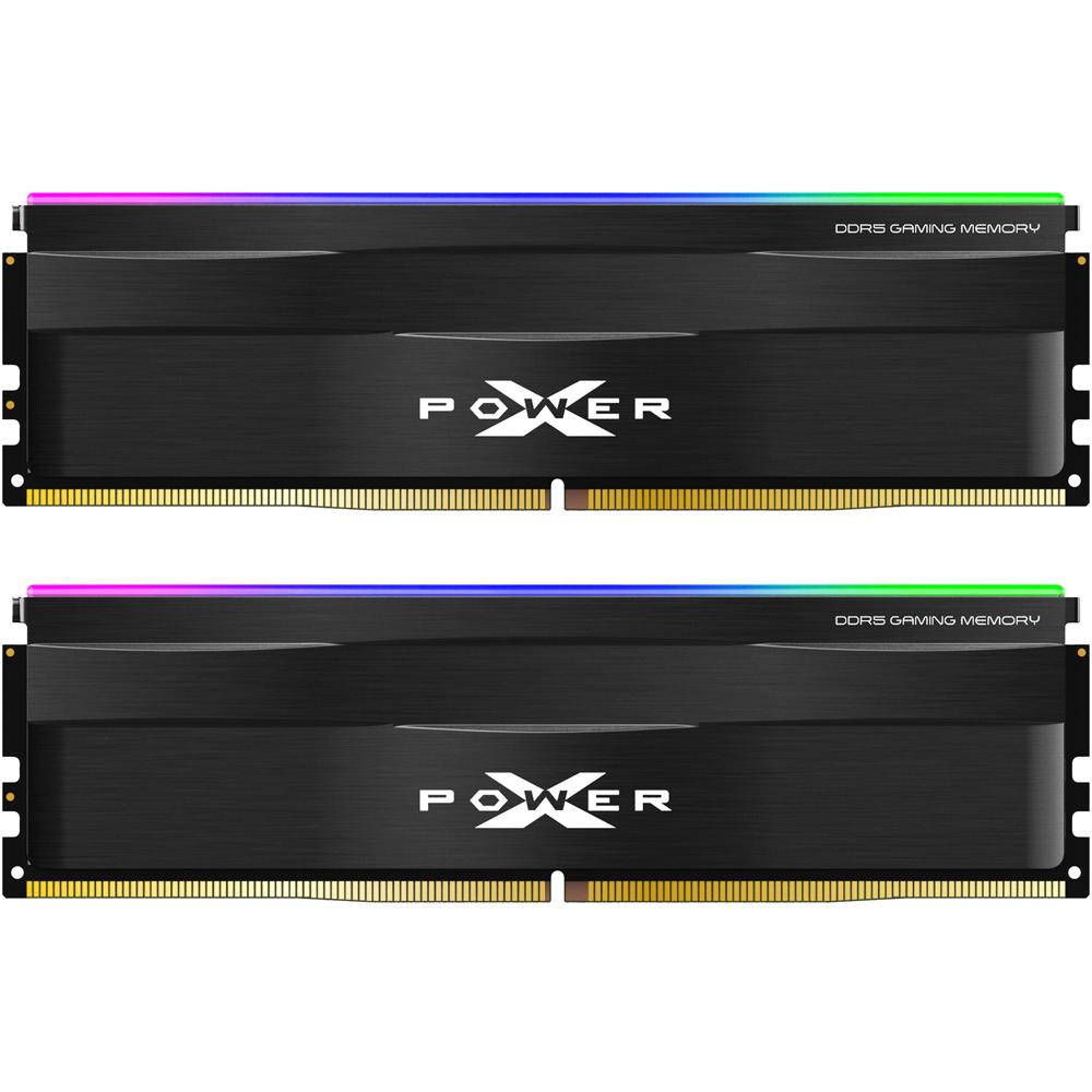 Silicon Power Kit de Memoria DDR5 64GB Zenith RGB 6000 MT/s (2 x 32GB) - CL30, 288-Pin UDI
